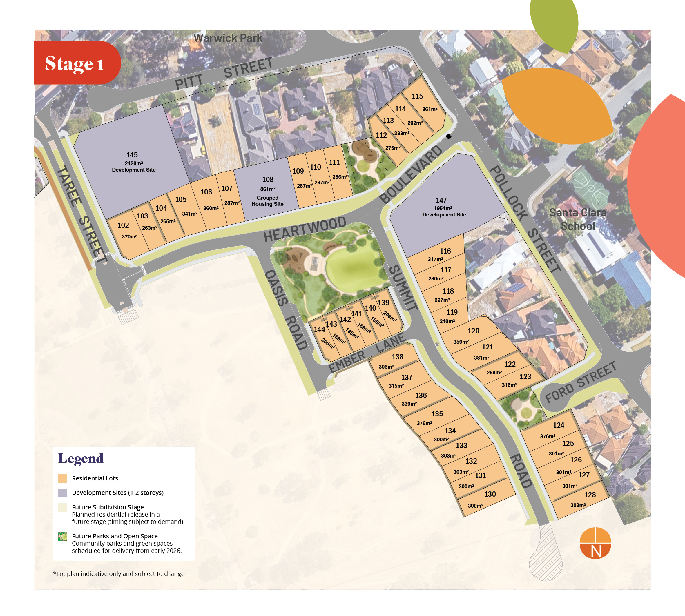 Stage 1 Lot Plan